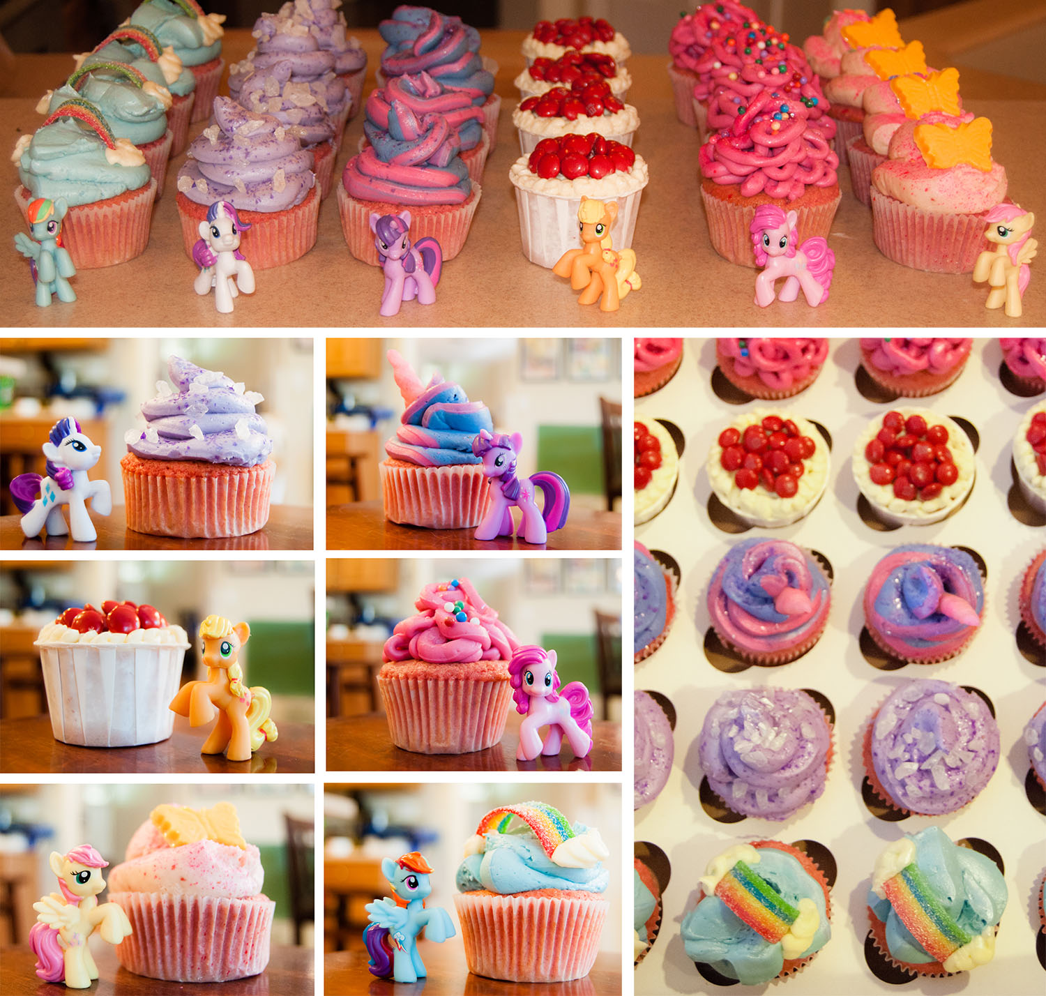 My Little Pony Cupcakes | The Majestic Vision Wedding Planning | Birthday Party in Palm Beach, FL | www.themajesticvision.com