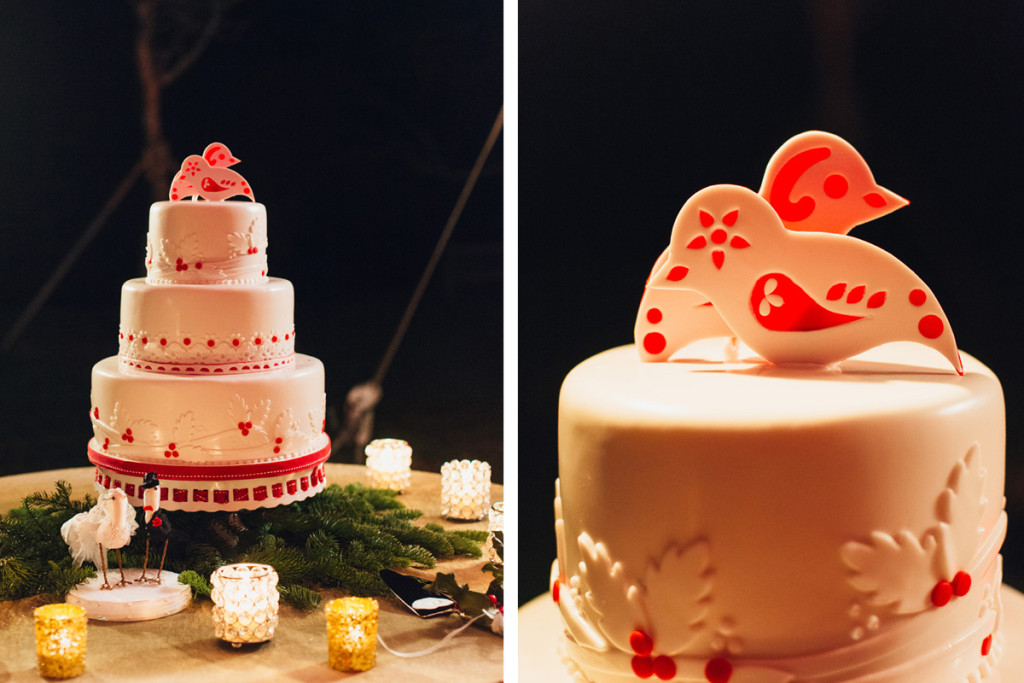 Elegant Christmas Themed Wedding with Love Bird Wedding Cake | The Majestic Vision Wedding Planning | Fairchild Tropical Garden in Coral Gables, FL | www.themajesticvision.com | Robert Madrid Photography