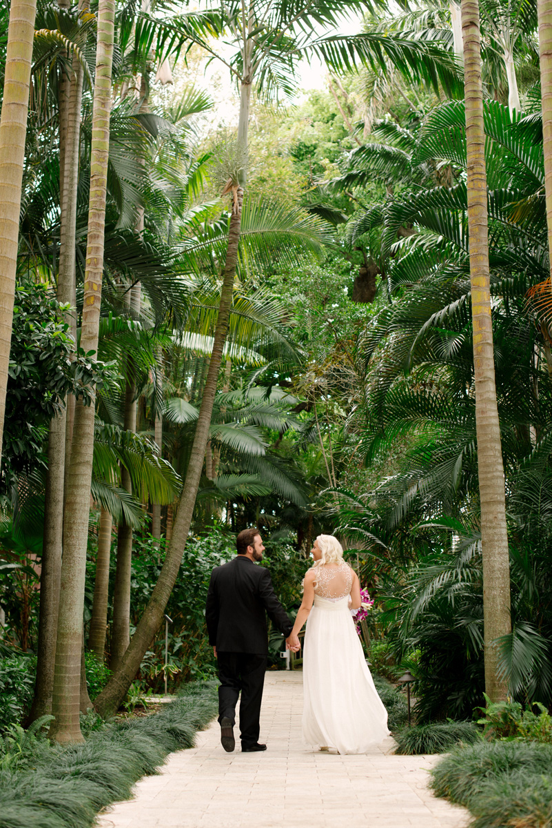 Breathtaking Bridal Portrait Among Palm Trees | The Majestic Vision Wedding Planning | The Addison Boca in Palm Beach, FL | www.themajesticvision.com | Starfish Studios