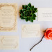Elegant Letterpress Wedding Invitation Suite at Marriott Singer Island in Palm Beach, FL thumbnail