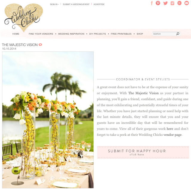 Elegant Orange and Gold Polo Club Wedding Featured on Wedding Chicks | The Majestic Vision Wedding Planning | International Polo Club in Palm Beach, FL | www.themajesticvision.com | Krystal Zaskey Photography