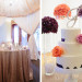Elegant Wedding Cake with Purple Roses and Coral Roses at Sailfish Marina in Palm Beach, FL thumbnail