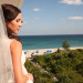 Elegant Bridal Portrait at the Beach at Palm Beach Shore in Palm Beach, FL thumbnail