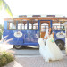 Elegant Bride Wearing Enzoani Bridal Gown at Palm Beach Shore in Palm Beach, FL thumbnail