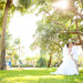 Elegant Bridal Portrait Under Banyan Tree at Palm Beach Shore in Palm Beach, FL thumbnail