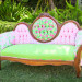 Elegant Lilly Pulitzer Couch with Vintage Lilly Pulitzer Fabric at The Colony Hotel in Palm Beach, FL thumbnail