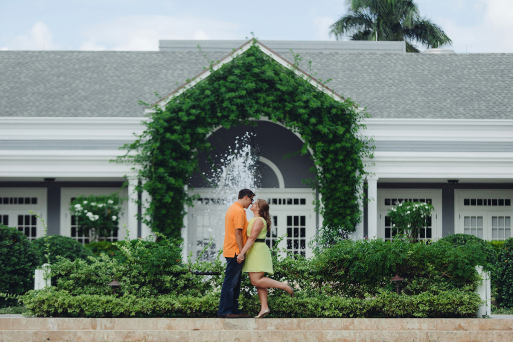 Beautiful Orange and Yellow Engagement Session | The Majestic Vision Wedding Planning | Royal Poinciana Chapel in Palm Beach, FL | www.themajesticvision.com | Robert Madrid Photography