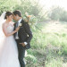 Beautiful Bride in Blush Tara Keely Gown With Handsome Groom at Rustic Manor in Milwaukee, WI thumbnail