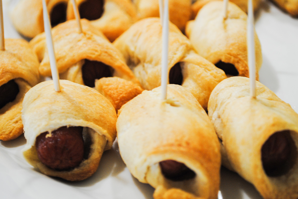 Pigs in a Blanket for Summer Solstice Party | The Majestic Vision Wedding Planning | Private Residence in Milwaukee, WI | www.themajesticvision.com