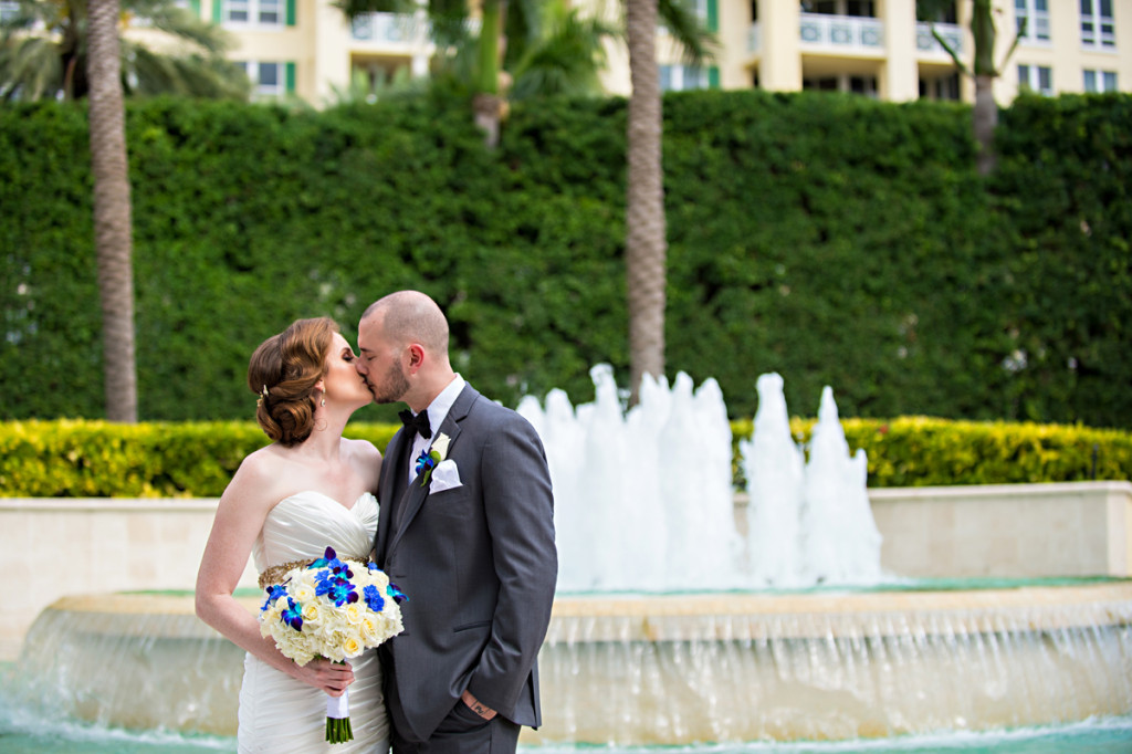 Elegant Couple Portrait | The Majestic Vision Wedding Planning | Grand Bay Club in Key Biscayne, FL | www.themajesticvision.com | Emindee Images