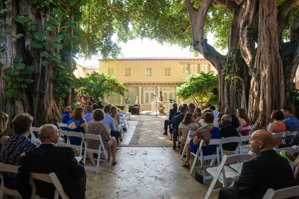 Understated Wedding Ceremony Under Banyan Trees | The Majestic Vision Wedding Planning | The Addison Boca Raton in Boca Raton, FL | www.themajesticvision.com | Robert Madrid Photography