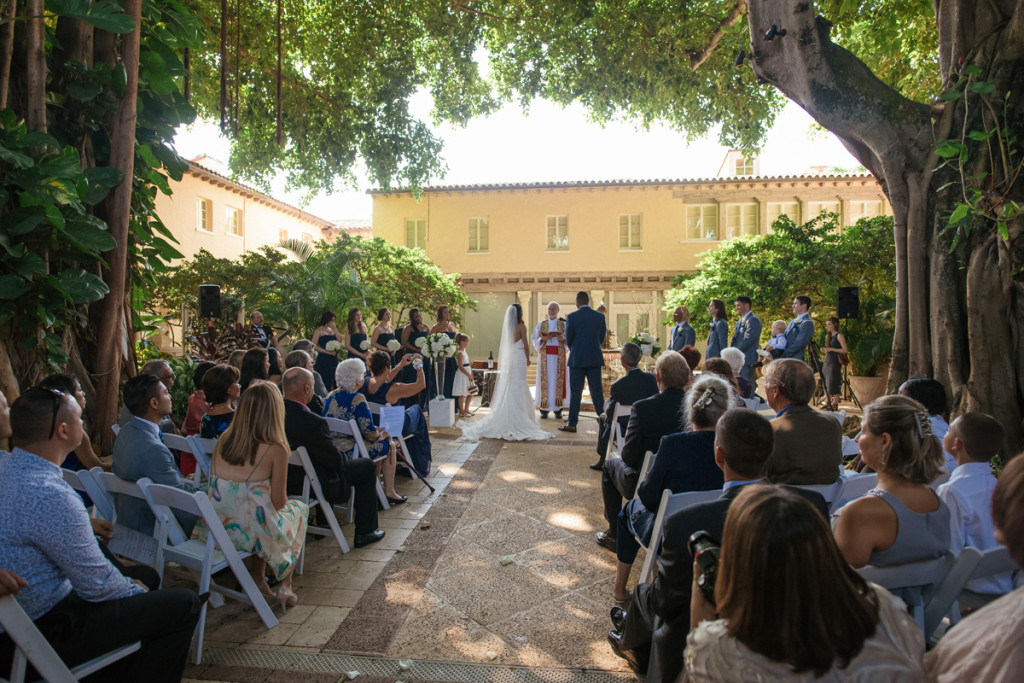 Understated Wedding Ceremony Under Banyan Trees | The Majestic Vision Wedding Planning | The Addison Boca Raton in Boca Raton, FL | www.themajesticvision.com | Robert Madrid Photography