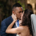 First Kiss at Wine Themed Wedding at The Addison Boca Raton in Boca Raton, FL thumbnail