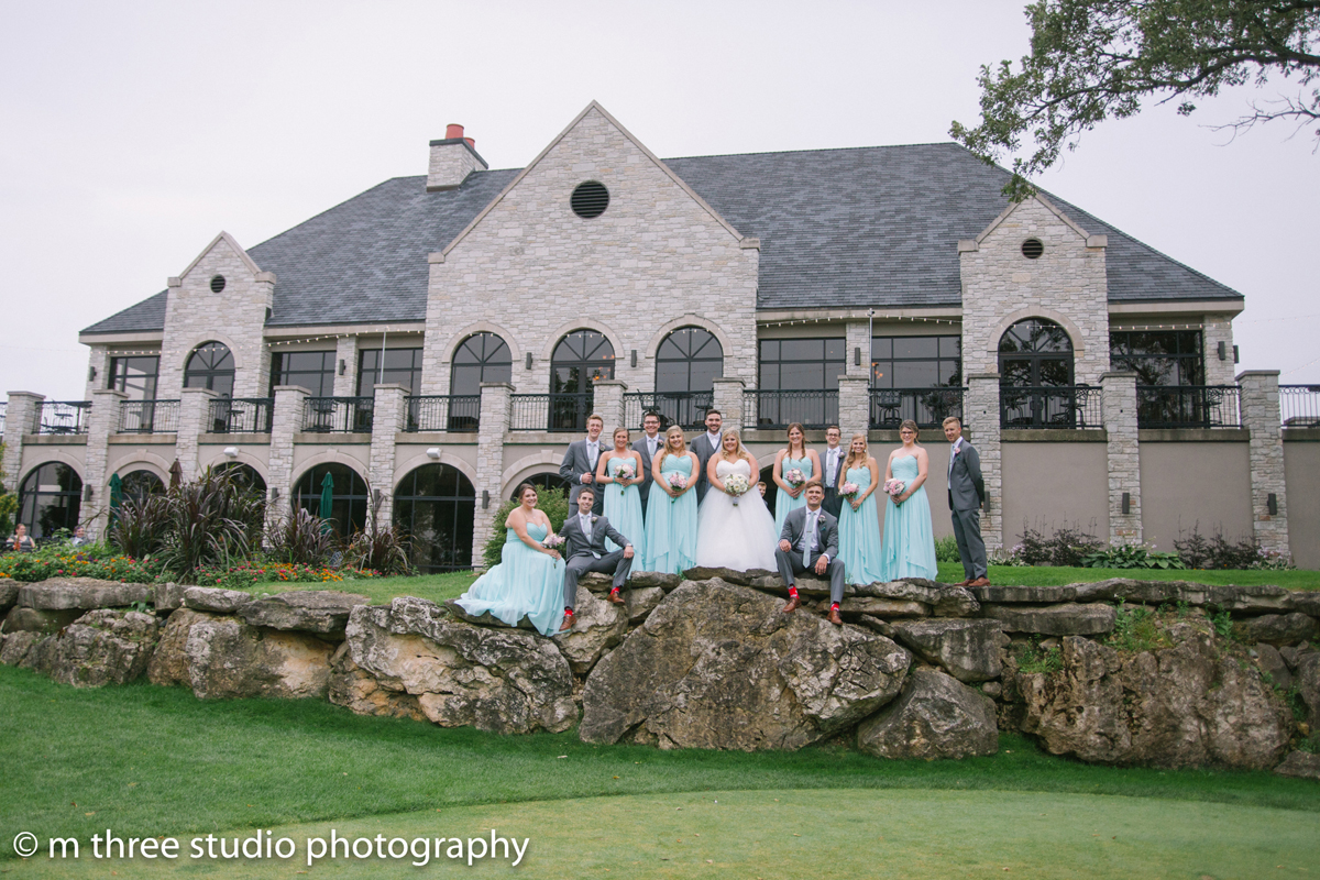 Serenity Blue Bridesmaids | The Majestic Vision Wedding Planning | Legend of Brandybrook in Milwaukee, WI | www.themajesticvision.com | M Three Studio
