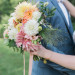 Summer Bouquet at Romantic Mint and Serenity Blue Farm Wedding at Private Residence in Milwaukee, WI thumbnail