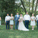 Lovely Wedding Party at Romantic Mint and Serenity Blue Farm Wedding at Private Residence in Milwaukee, WI thumbnail