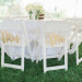 Bride and Groom Chair Signs at Romantic Mint and Serenity Blue Farm Wedding at Private Residence in Milwaukee, WI thumbnail