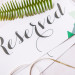 Gemstone Reserved Signs for Whimsical Emerald and Amethyst Wedding at The Wanderers Club in Wellington, FL thumbnail