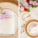 Elegant Place Setting for Whimsical Emerald and Amethyst Wedding at The Wanderers Club in Wellington, FL thumbnail