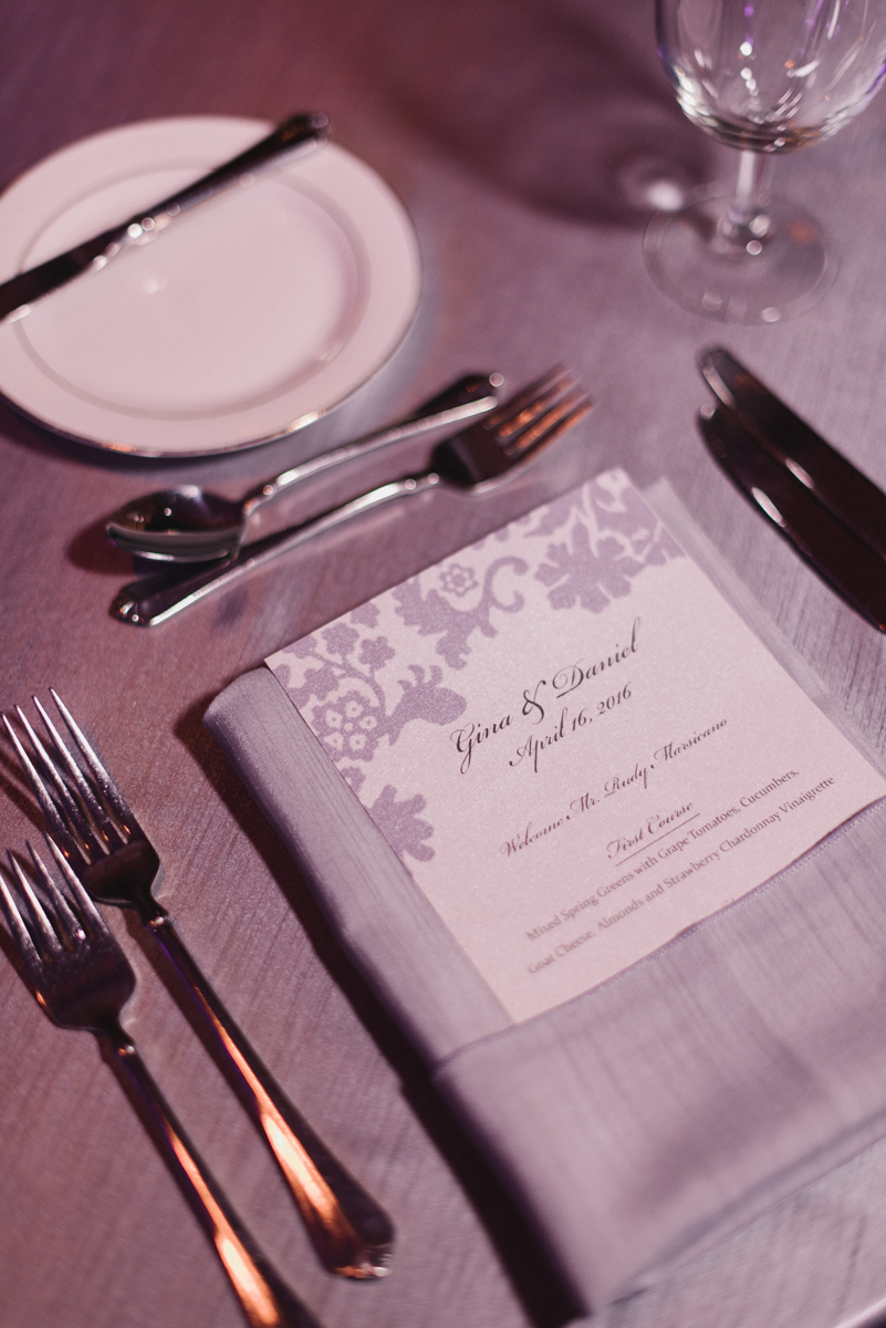 Elegant Purple and Silver Wedding at the Harriet Himmel Theater-Robert Madrid Photography